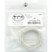 TCS 20 FT WHITE 1087 #30 DECODER WIRE